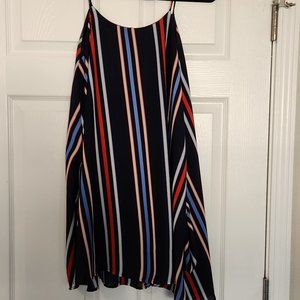 The Cove, Medium, Striped Dress with Pockets